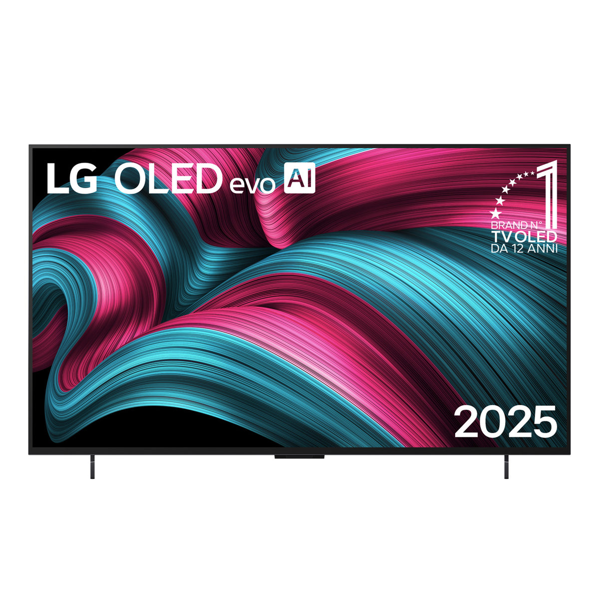 LG OLED evo AI OLED42C55LA TV Serie C5 42 pollici 4K, α9 Gen8, Dolby Vision, 20W, 4 HDMI, VRR 144Hz, Smart TV WebOS 25