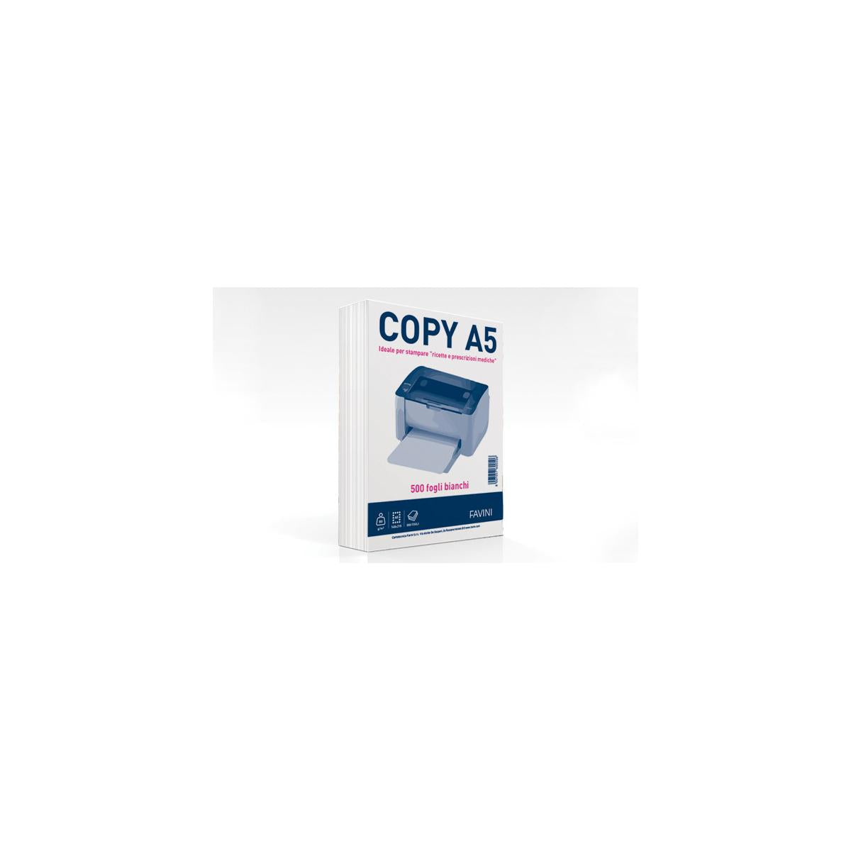 Favini COPY A5 carta inkjet A5 (148x210 mm) 500 fogli Bianco