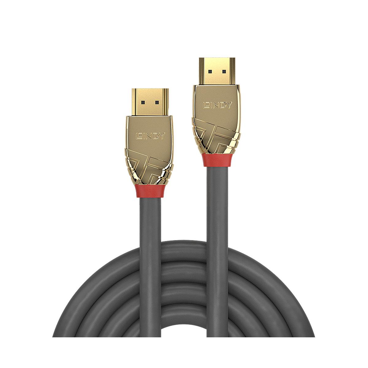 Lindy 37863 cavo HDMI 3 m HDMI tipo A (Standard) Grigio