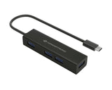 Conceptronic HUBBIES07B hub di interfaccia USB 3.2 Gen 1 (3.1 Gen 1) Type-C 5000 Mbit/s Nero