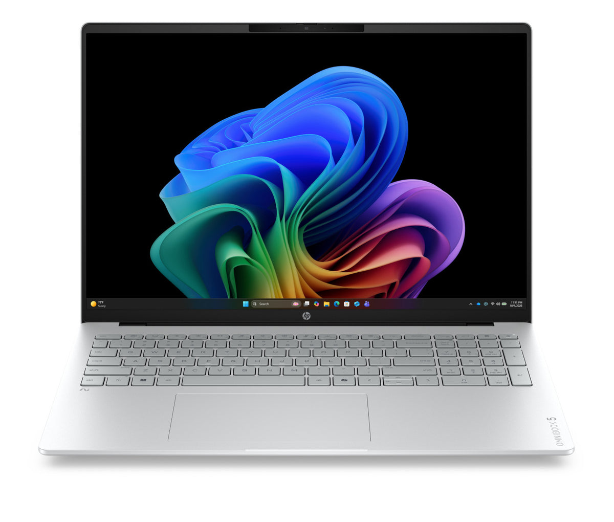 HP OmniBook 5 Laptop Next Gen AI 16-bp0018nlx Copilot PC AMD Ryzen AI 5 330 Computer portatile 40,6 cm (16") 2K 16 GB LPDDR5x-SDRAM 512 GB SSD Wi-Fi 6 (802.11ax) Windows 11 Home Argento
