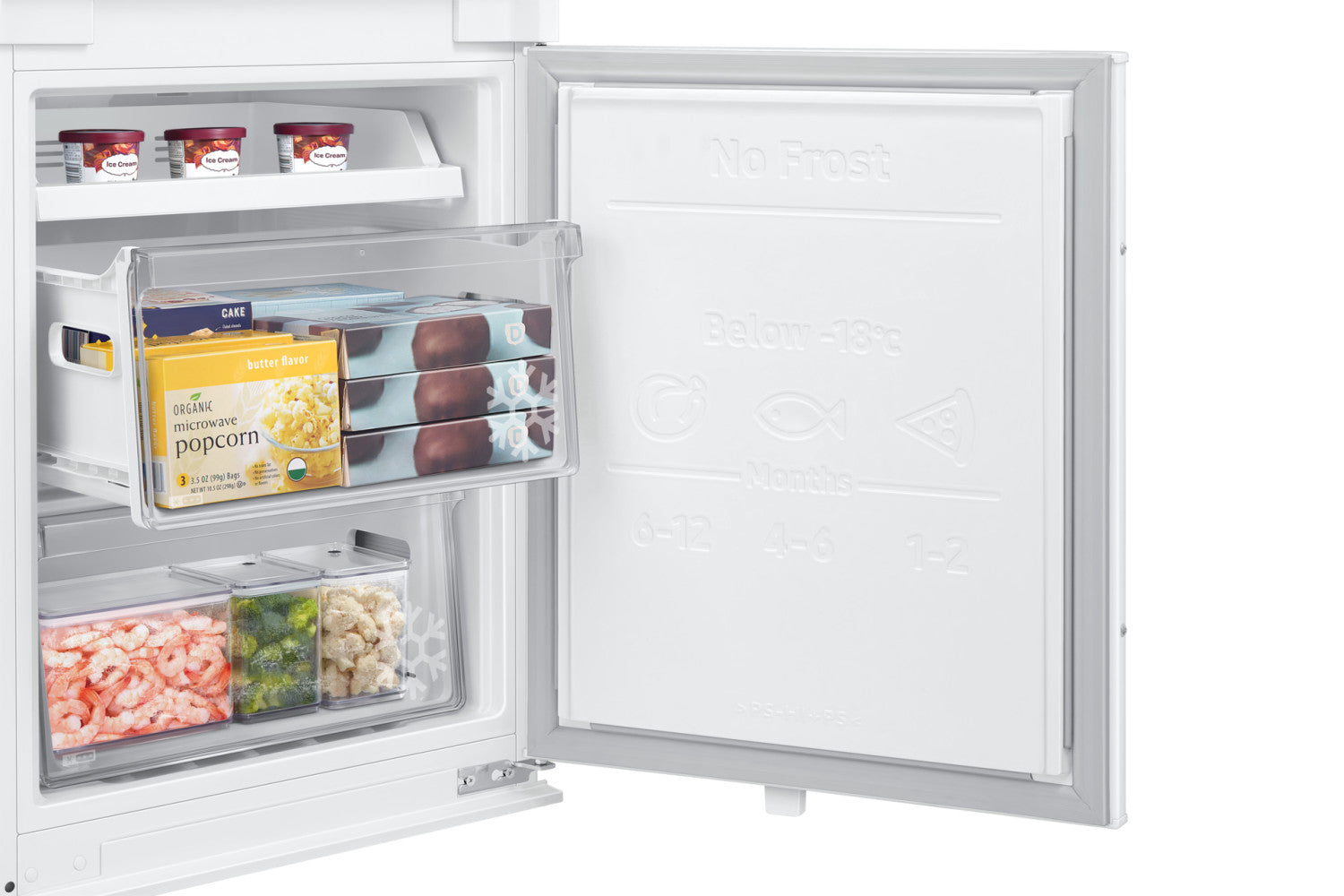 Samsung Frigorifero Combinato da Incasso F1rst 60 AI Plus 1.94m 298L Total No Frost