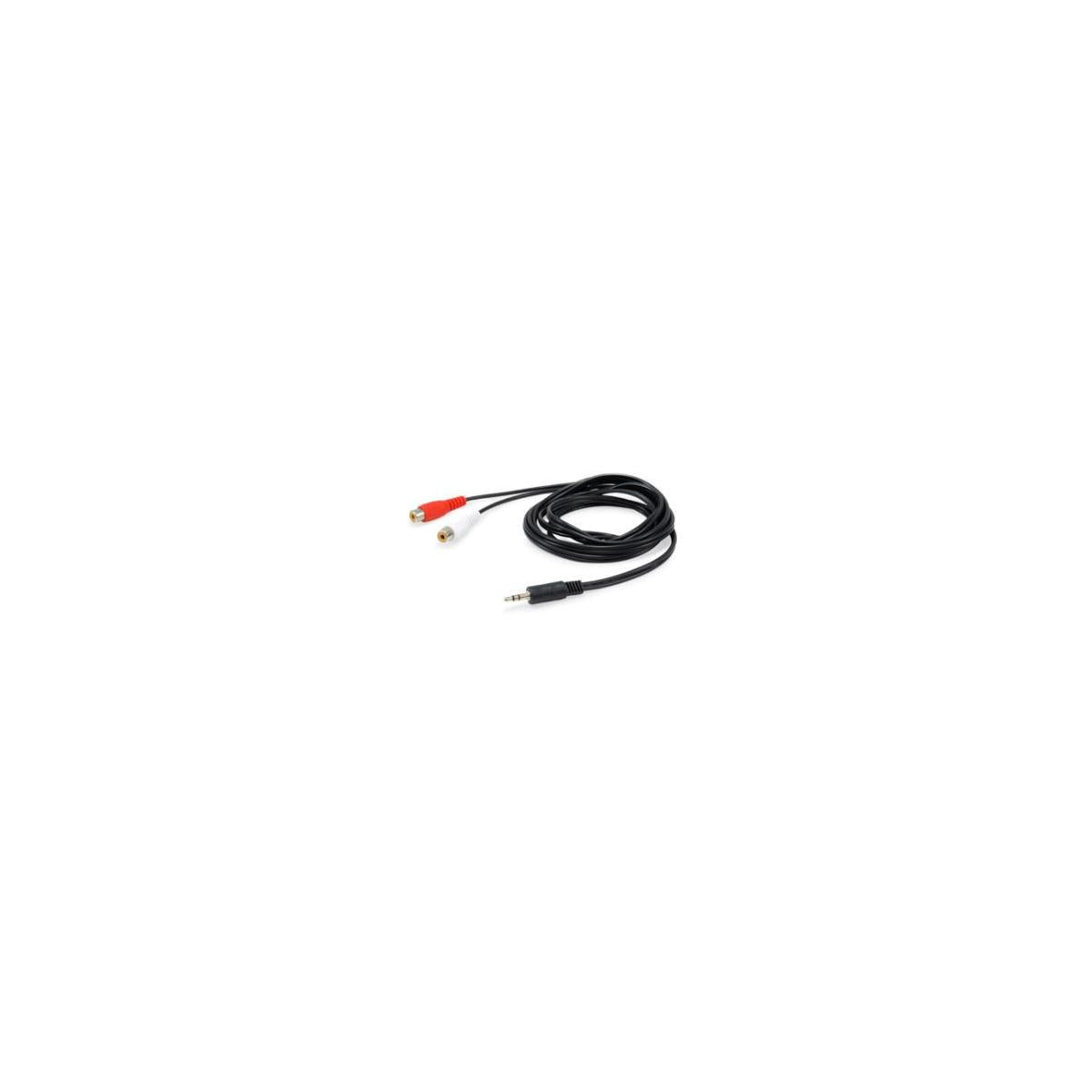 Equip 147093 cavo audio 250 m 2 x RCA 3.5mm Nero