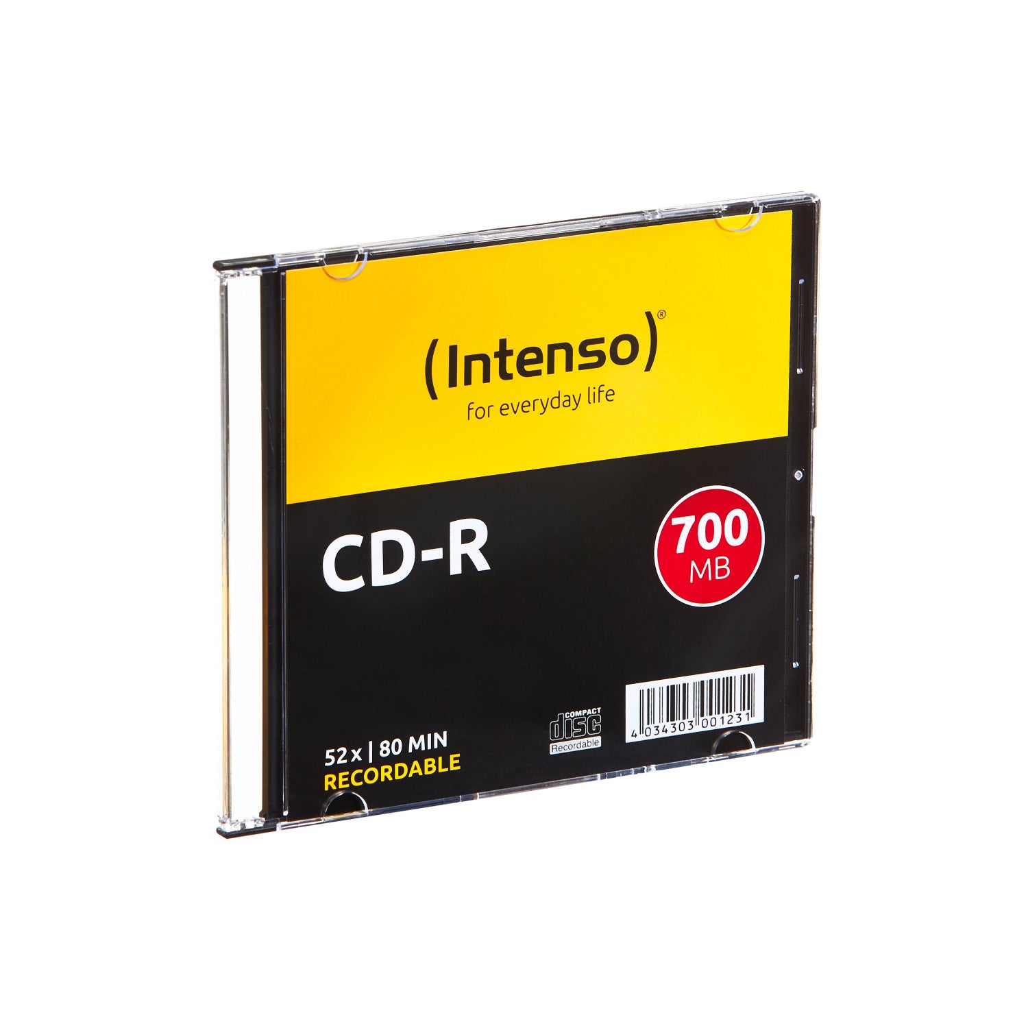 Intenso CD-R 700Mb 52x slimcase 10 10 pz
