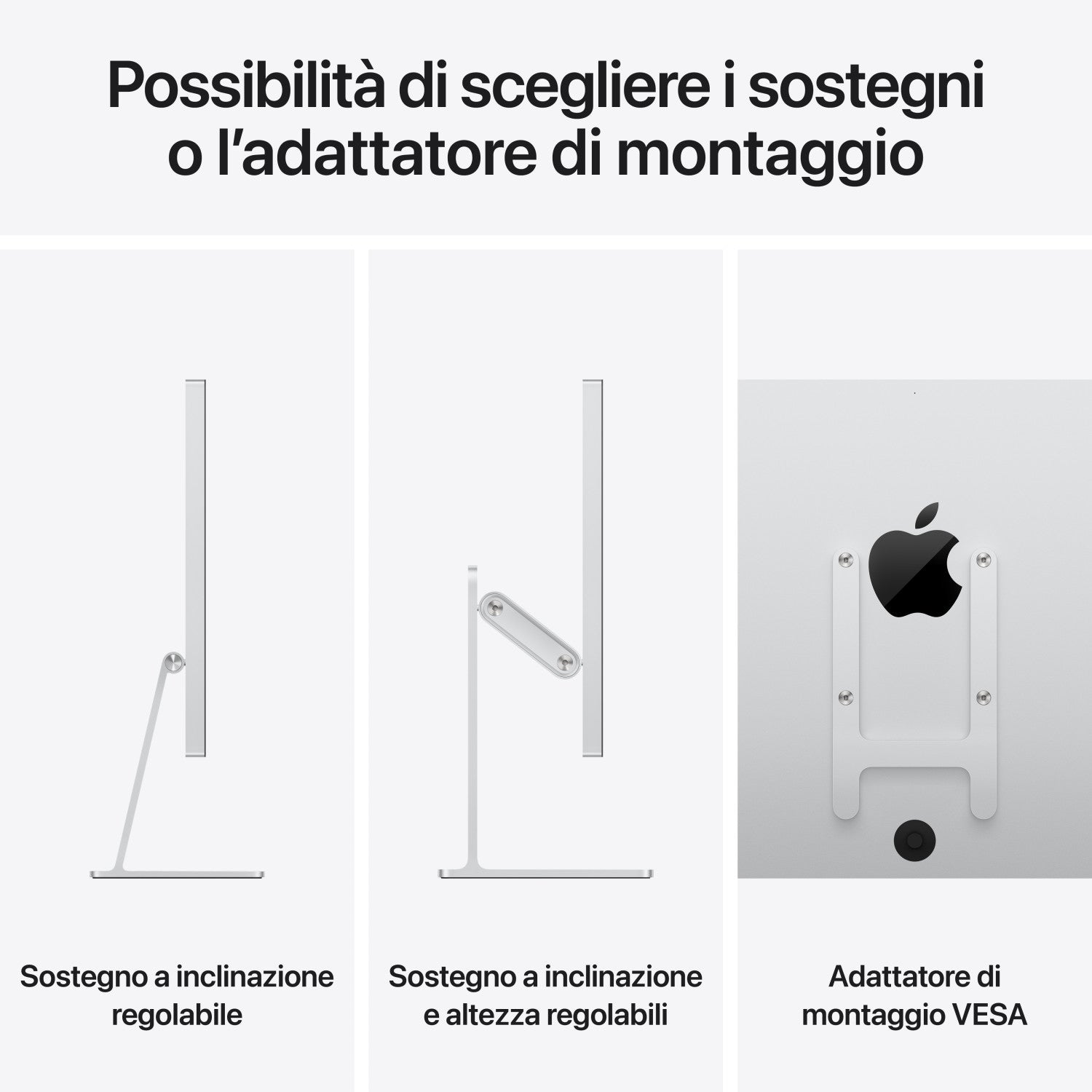 Apple Studio Display - Vetro standard - Adattatore di montaggio VESA (Sostegno non incluso)