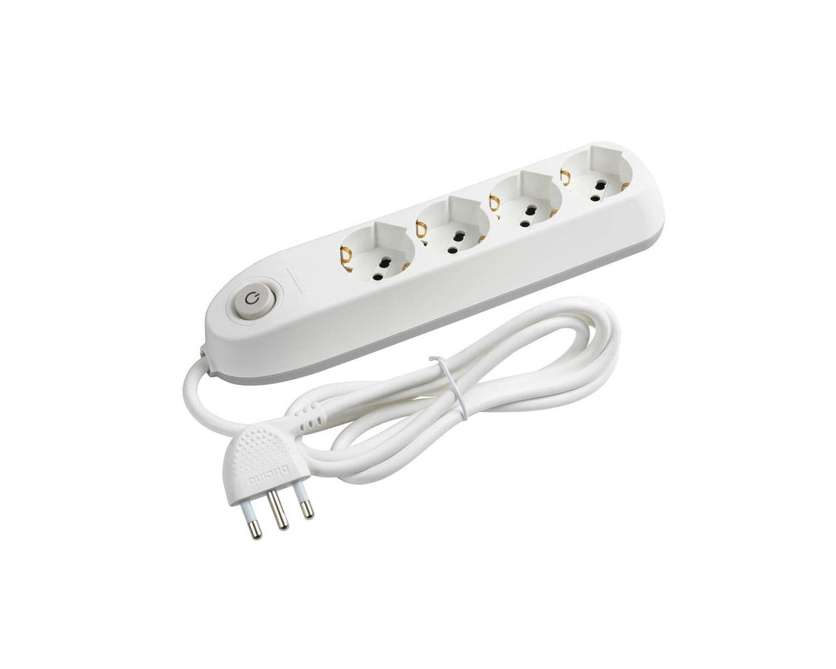 Bticino Poker Prolunga e Multiple 1,5 m 4 Prese AC Interno Bianco