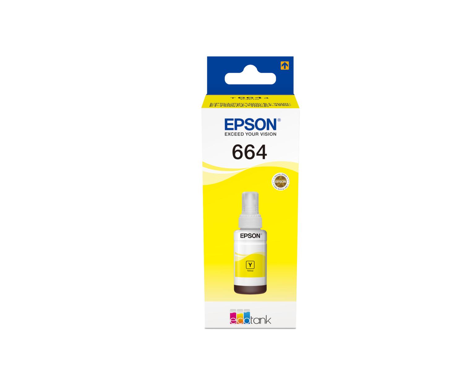 Epson C13T664440 Flacone inchiostro originale Giallo