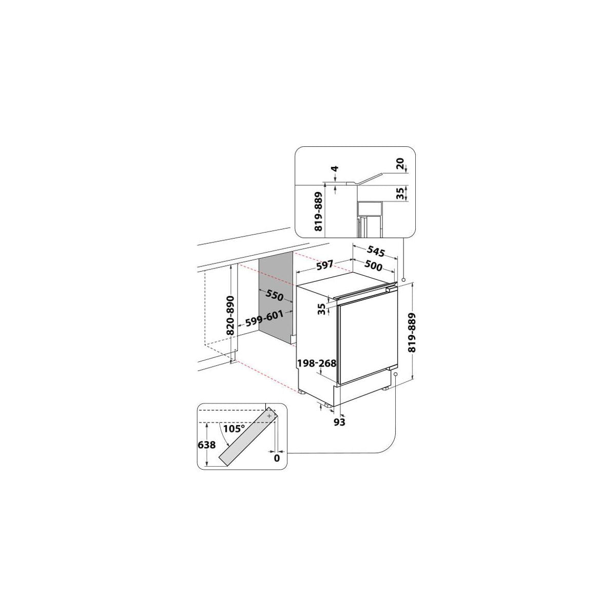 Hotpoint Ariston Frigorifero da incasso HABUL011
