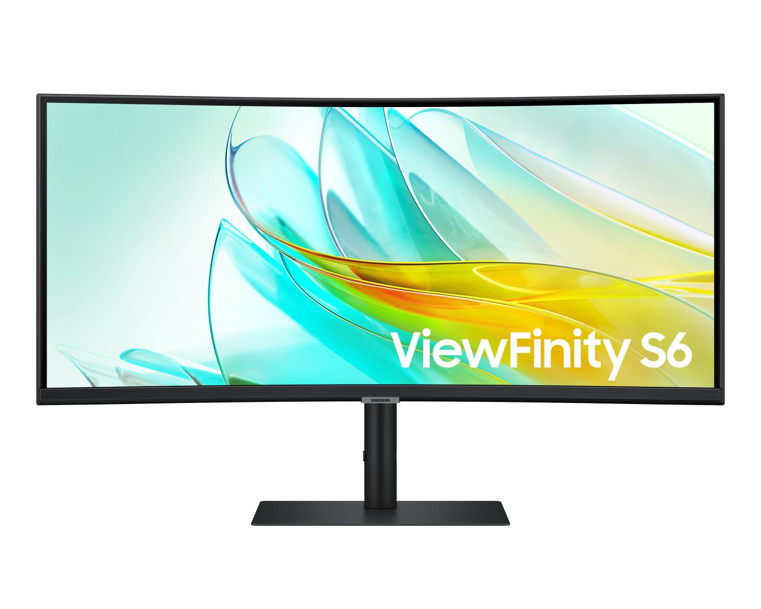 Samsung ViewFinity Monitor HRM S6 - S65UC da 34 Pollici WQHD Curvo Nero