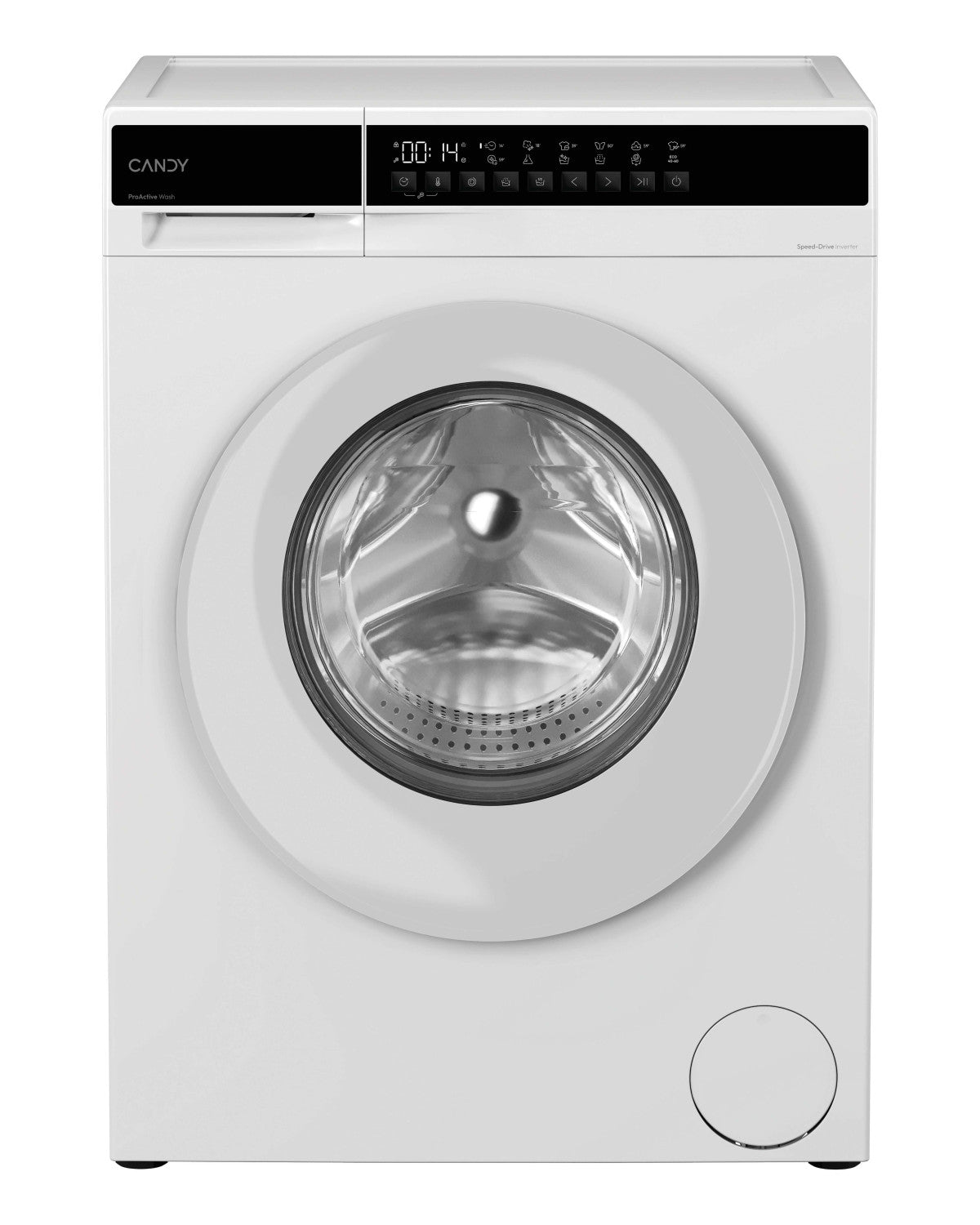 Candy ProWash 100 Easy, Lavatrice Slim 7 KG, 15% più efficente della classe A, 1200 giri, Bianco, Inverter, Fresh Vapor, EY 27S7-S Venduto come Grado B 8059019115641