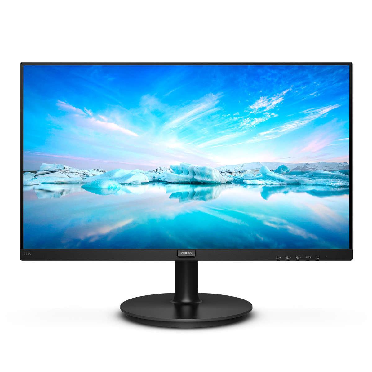 Philips V Line 221V8A/00 LED display 54,6 cm (21.5pollici) 1920 x 1080 Pixel Full HD Nero