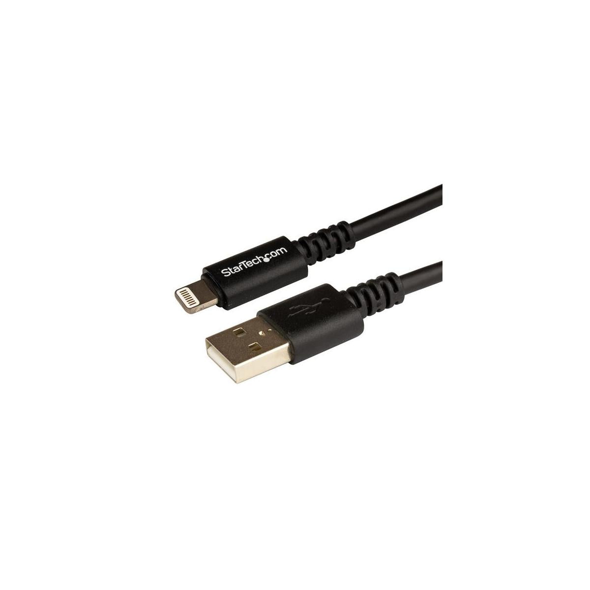 StarTech.com Cavo connettore lungo Lightning a 8 pin Apple a USB per iPhone / iPod / iPad nero 3 m