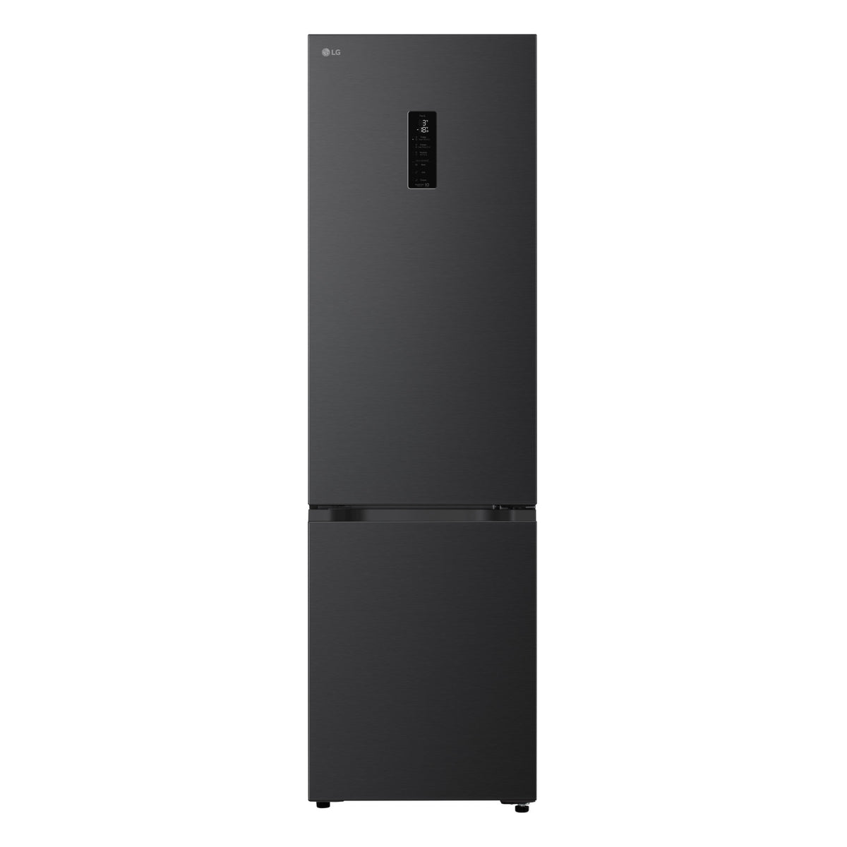 LG GBBS323CEV Frigorifero combinato Fit Max 60cm, Classe C, 375L, AI Inverter, Black Steel