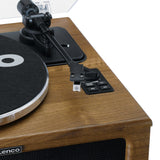 LENCO LS-410WA Giradischi Record Player with 4 built-in speakers - Wood