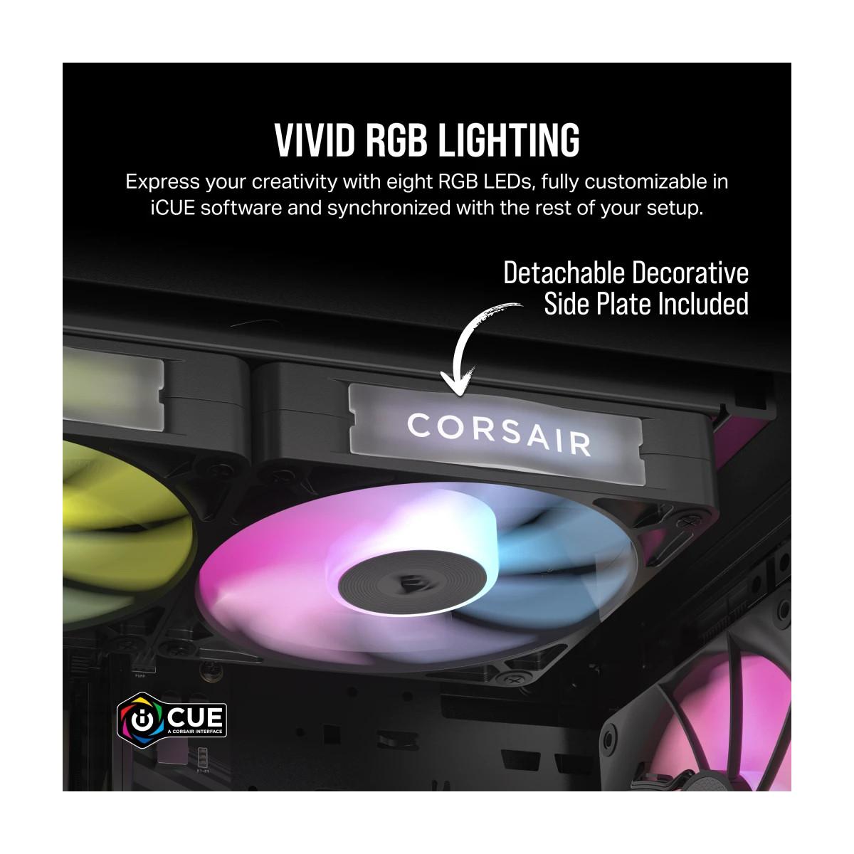 Corsair iCUE LINK RX120 RGB Case per computer Ventilatore 12 cm Nero 1 pz