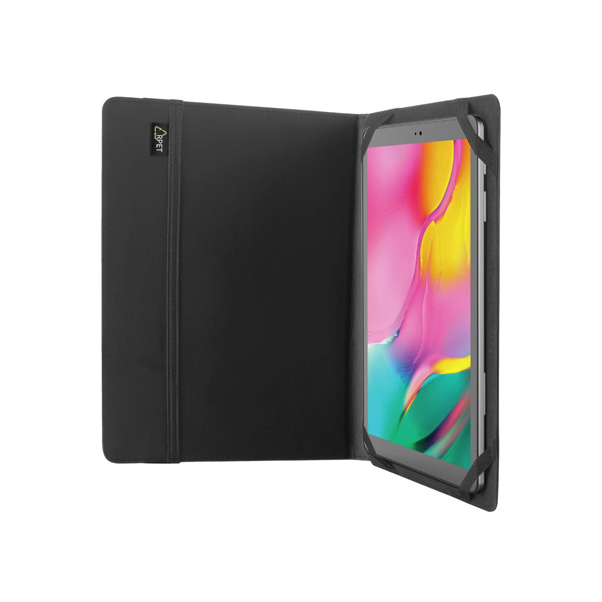 Trust Primo Custodia Cover a Libro Universale per Tablet 10 Pollici Nero