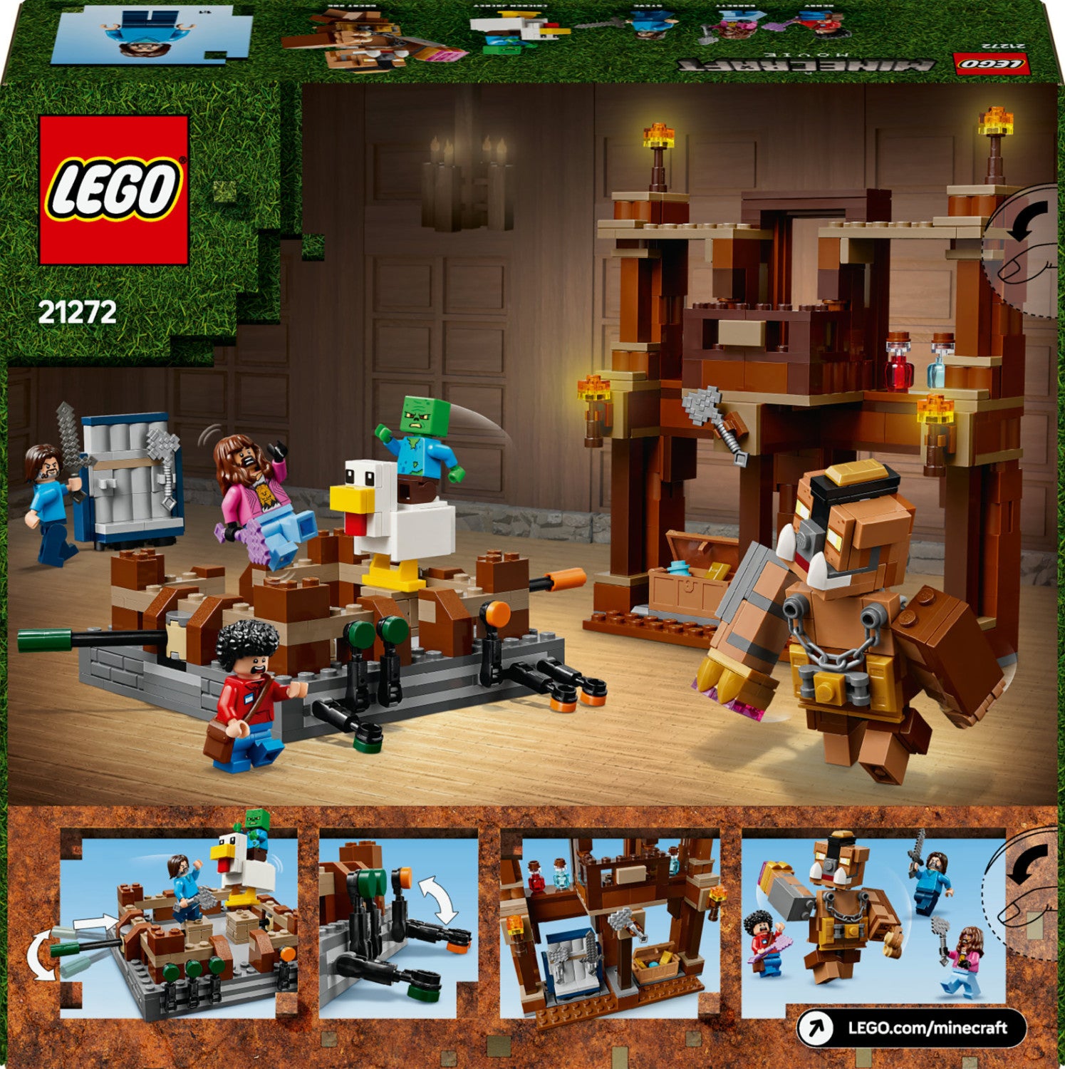 LEGO Minecraft 21272 Magione della Foresta Set Costruzioni 10 Anni 491 Pezzi