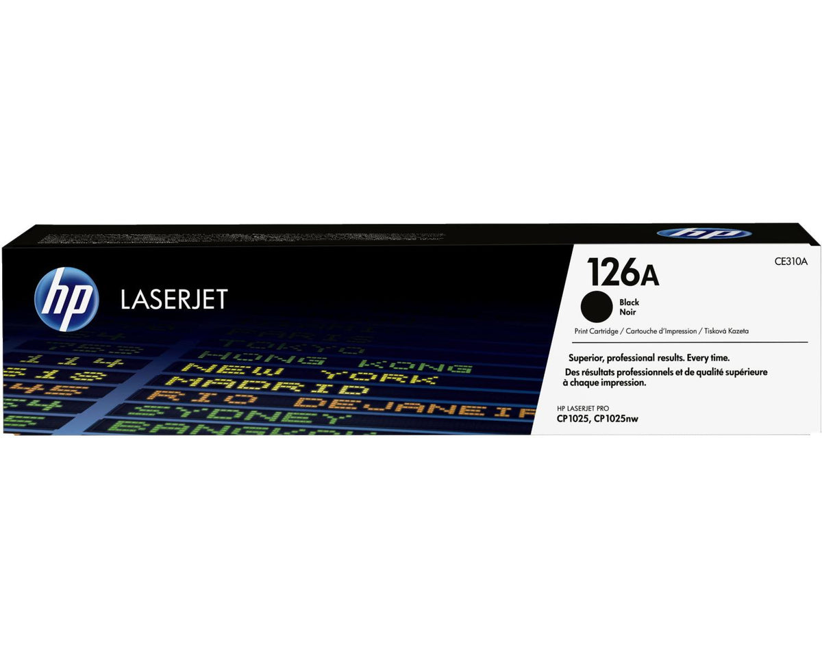 HP 126A Black Original LaserJet Toner Cartridge Cartuccia Toner 1 pz