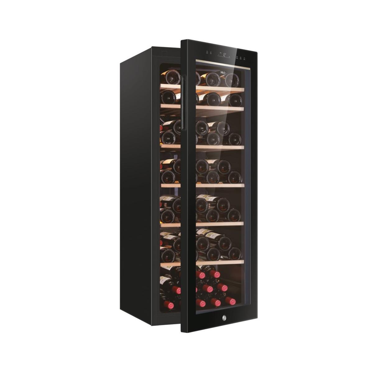 Haier Wine Bank 50 Serie 5 HWS84GA Cantinetta Vino Libera Installazione 84 bottiglie Nero