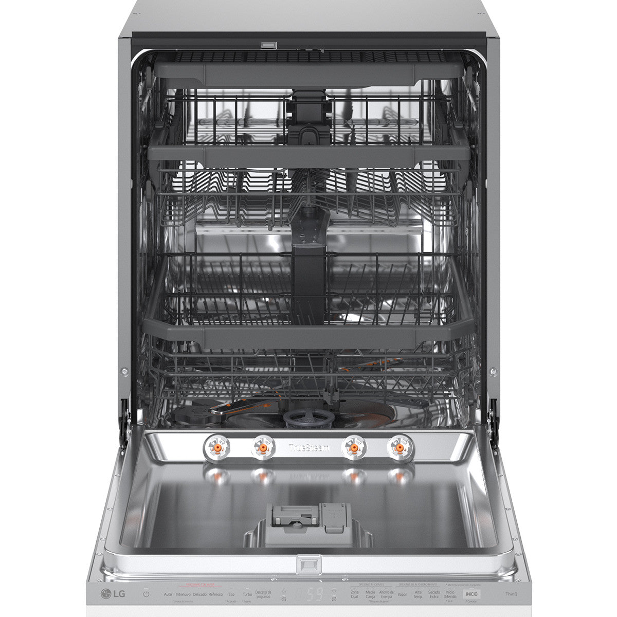 LG QuadWash DB375TXSW Lavastoviglie a scomparsa totale Classe A 14 coperti Vapore Wi-Fi
