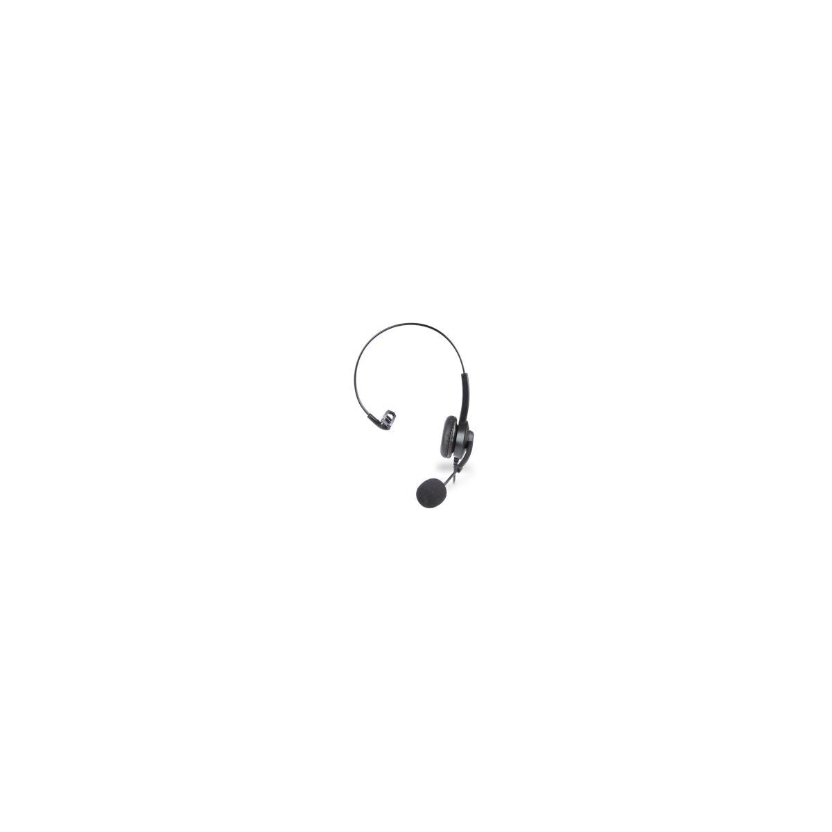 Hamlet HHEADM-CJM Cuffie Cablato a Padiglione Ufficio USB tipo-C Nero