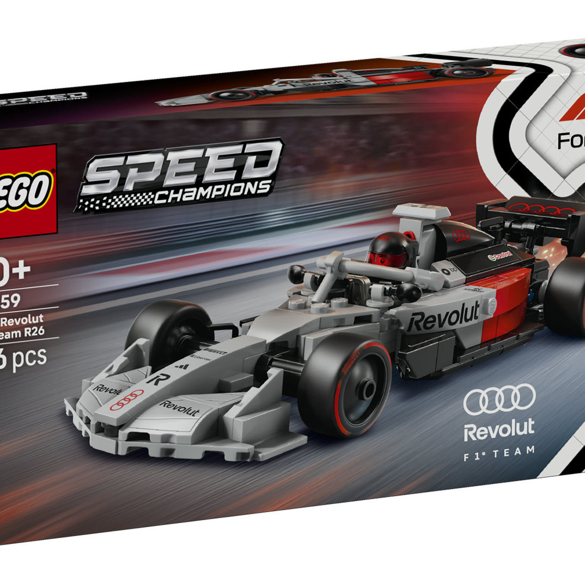 LEGO Speed Champions Auto da Corsa Audi Revolut F1 Team R26 77259 216 Pezzi