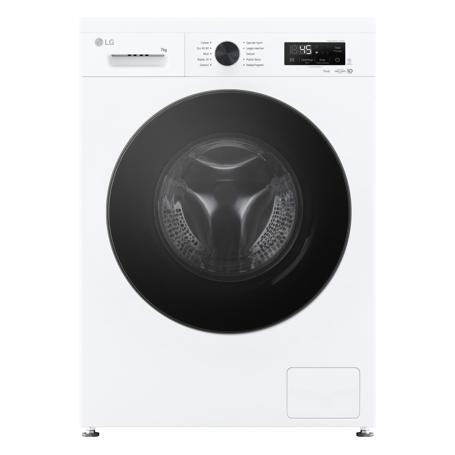 LG F2NX10S7NLB Lavatrice Slim 7 kg Classe A Bianca
