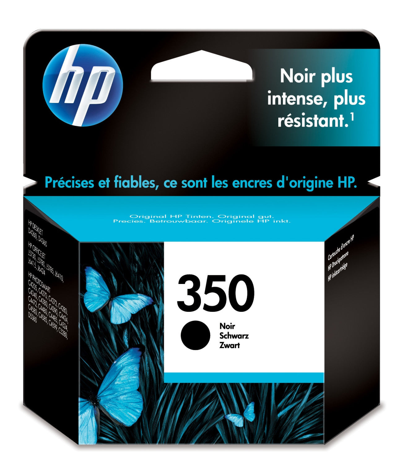 HP 350 CB335EE ABE Black Original Ink Cartridge Cartuccia d'Inchiostro 1 pz Resa Standard