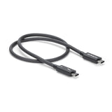 StarTech.com Cavo Thunderbolt 3 da 50 cm, 40Gbps, 100W PD, 4K/5K, Certificato Thunderbolt, Compatibile con Thunderbolt 4/USB 3.2/DP Alt Mode/USB4