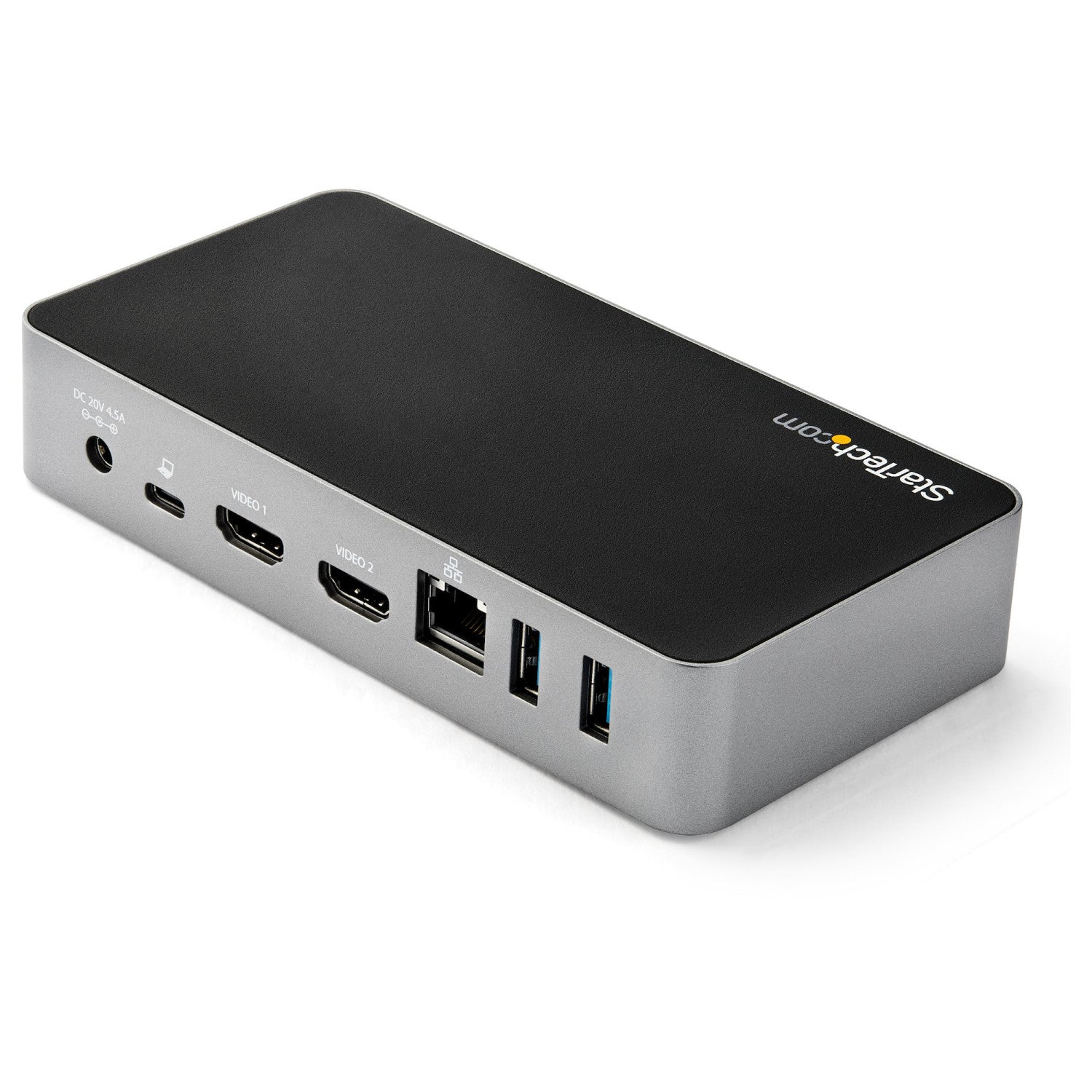 StarTech.com USB-C Dock - Docking Station per laptop Doppio Monitor HDMI 1080p - Power Delivery 65W - 1x USB-C, 3x USB-A, Ethernet - Doppio display video USB 3.1 Gen 1 Type-C Dock - Mac e Windows