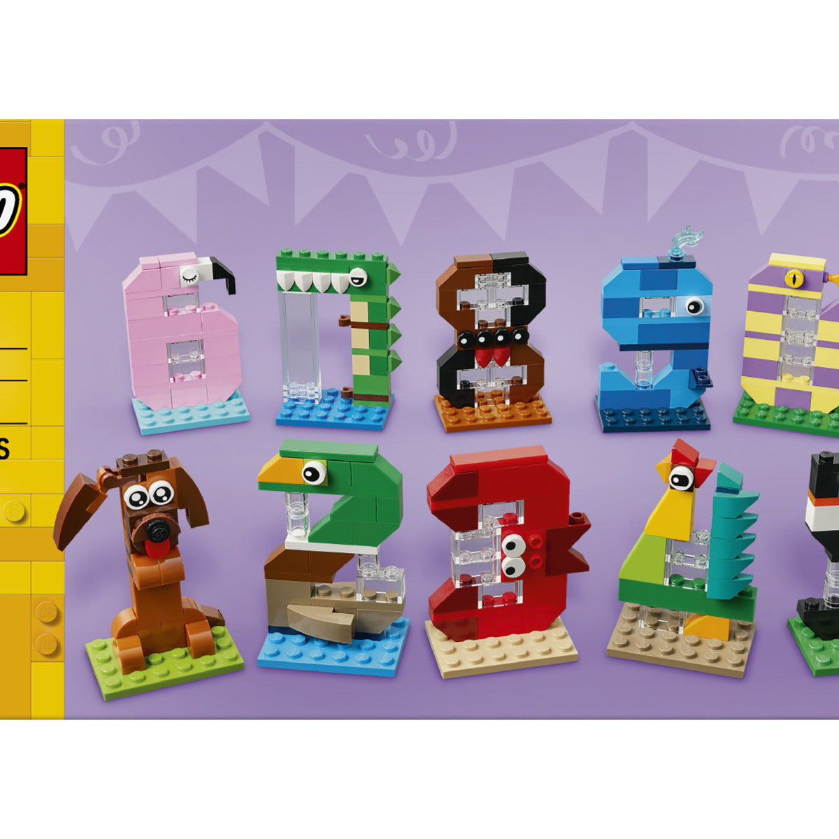 Lego Iconic 40807 Numeri Del Compleanno Giocattolo, Decorazione Per Torta, Addobbi Per Feste O Gioco Per Contare, Regalo Bambini 6