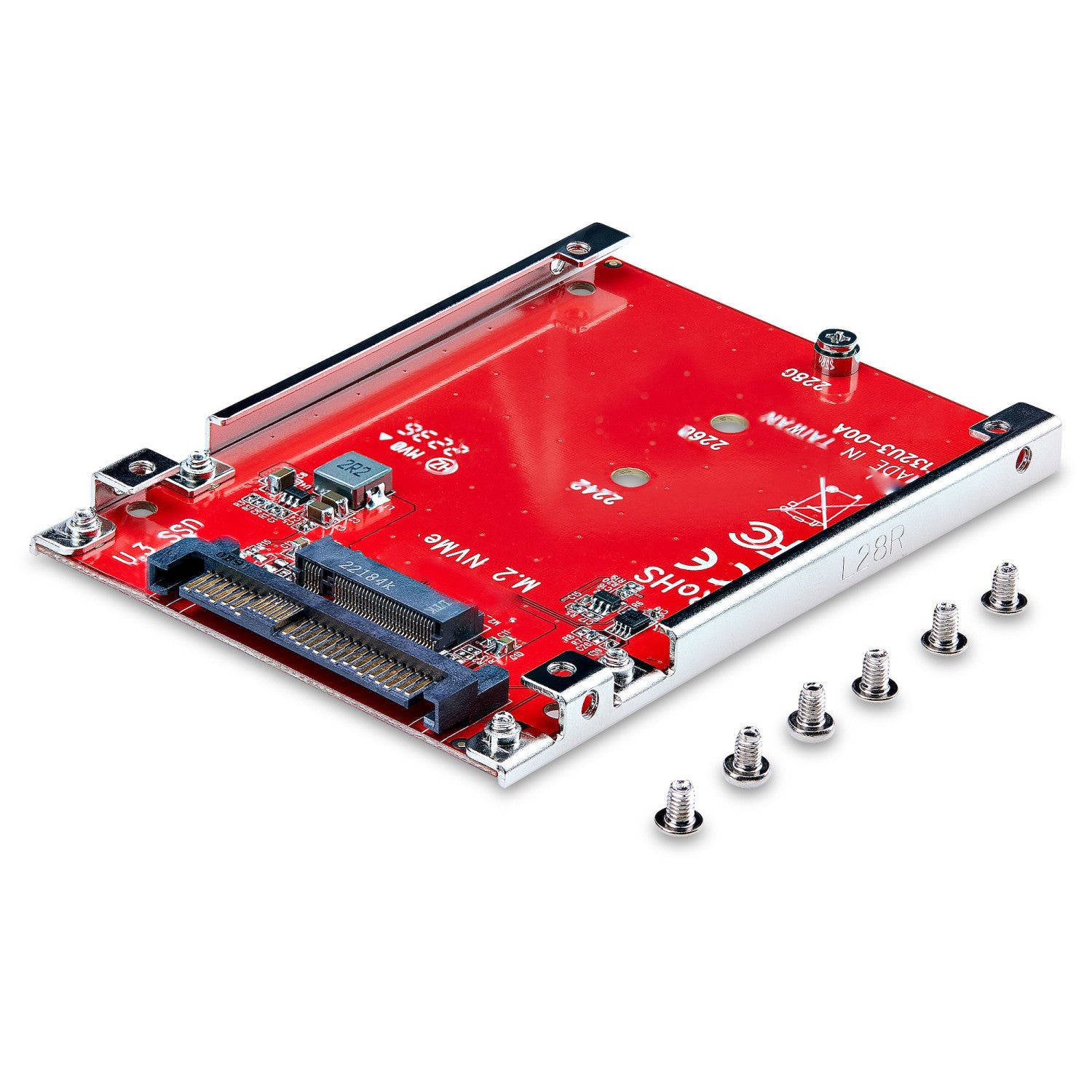 StarTech.com Adattatore SSD M.2 a U.3, Per Unità M.2 PCIe NVMe, Adattatore/convertitore host PCIe M.2 a U.3 da 2,5" (SFF-TA-1001), conforme a TAA - Formato unità da 2,5"