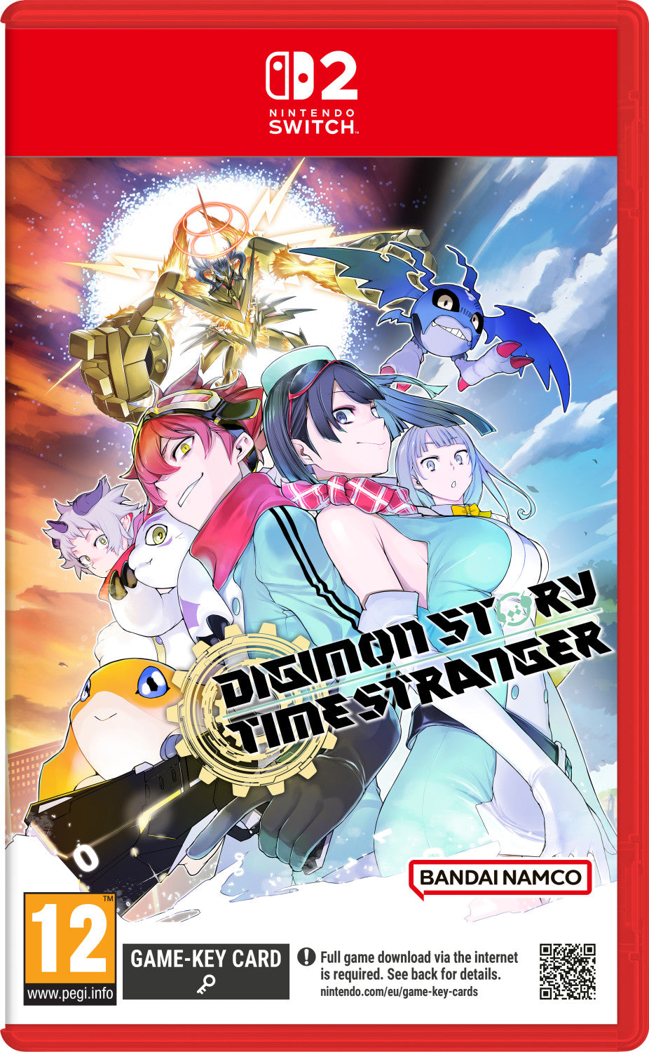 BANDAI NAMCO Entertainment Digimon Story: Time Stranger Nsw2 Standard Giapponese, Francese, Tedesca, ITA, ESP, Coreano, Cinese semplificato, Cinese tradizionale, POR-BRA, Inglese degli Stati Uniti Nintendo Switch 2