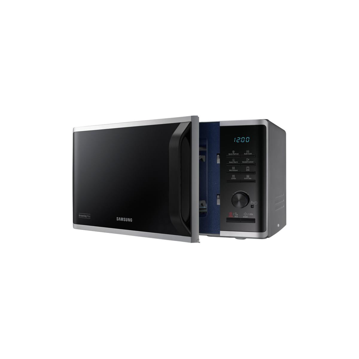 Samsung MG23K3515AS Forno Microonde con Grill 23 L 800 W Nero Argento