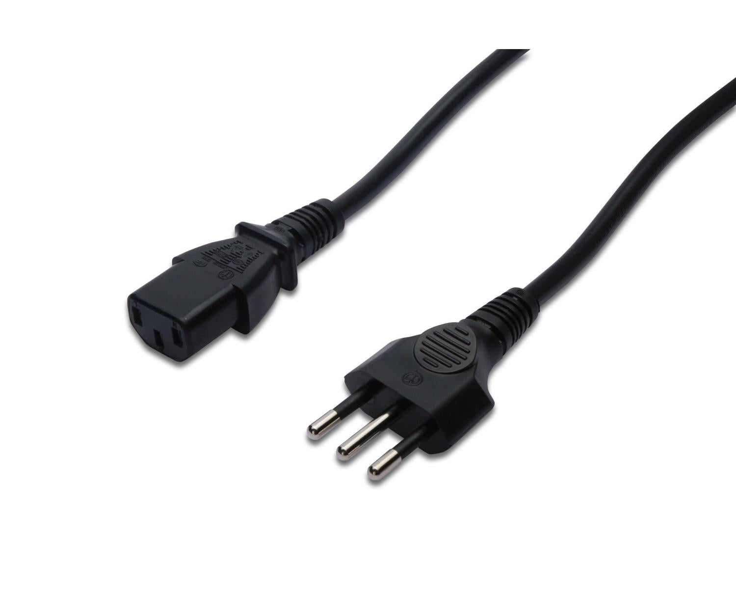 Digitus AK-440113-018-S cavo di alimentazione Nero 1,8 m CEI 23-50 IEC C13