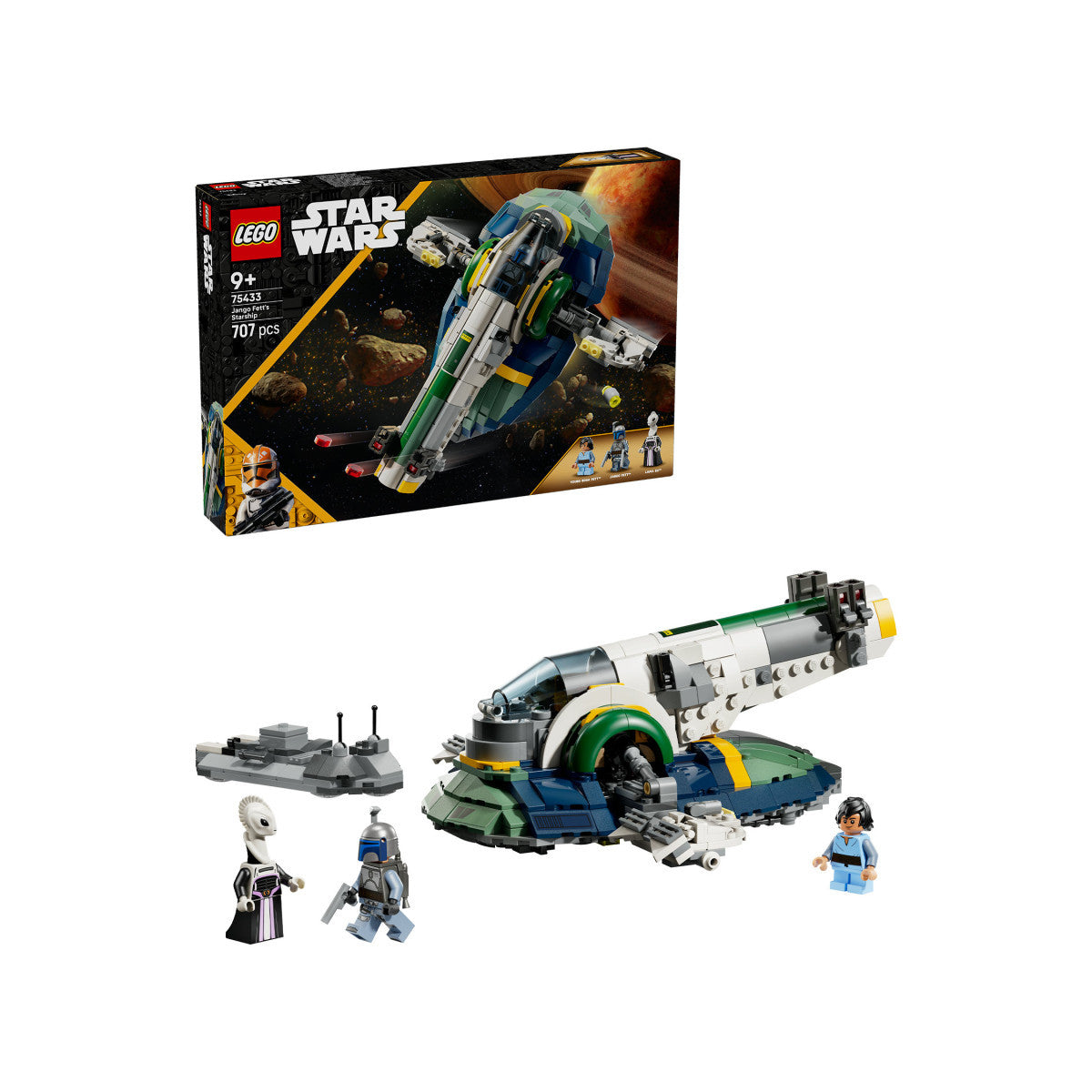 LEGO Star Wars Astronave di Jango Fett Set 75433 707 Pezzi 9 Anni