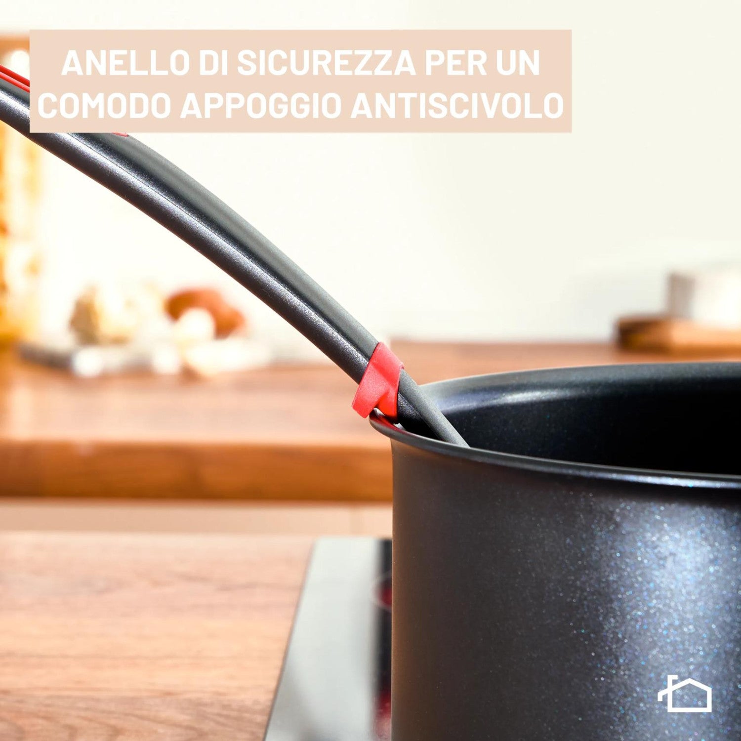 Lagostina Ingenio+, Utensili, Paletta, Nylon, Robusta, Resistente al Calore