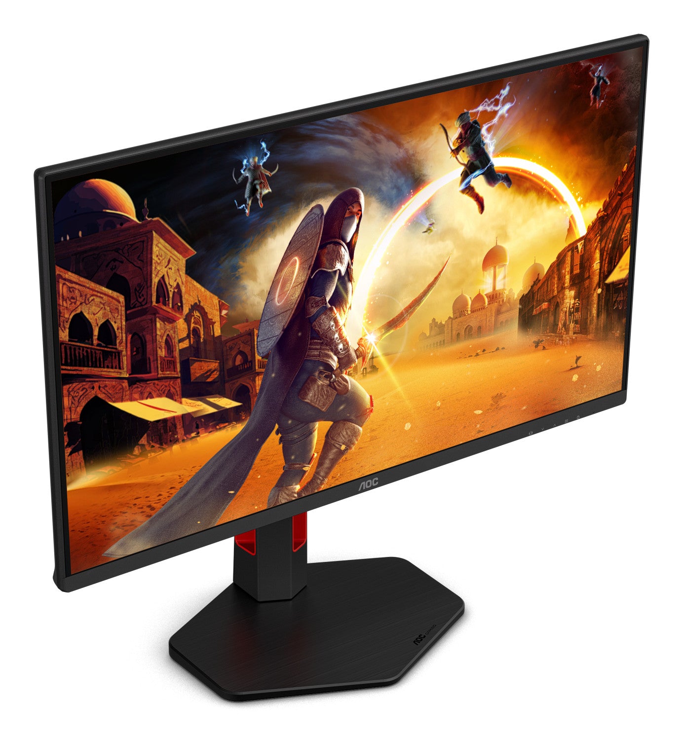 AOC G4 25G4KUR Monitor PC 62,2 cm (24.5") 1920 x 1080 Pixel Full HD LED Nero, Rosso