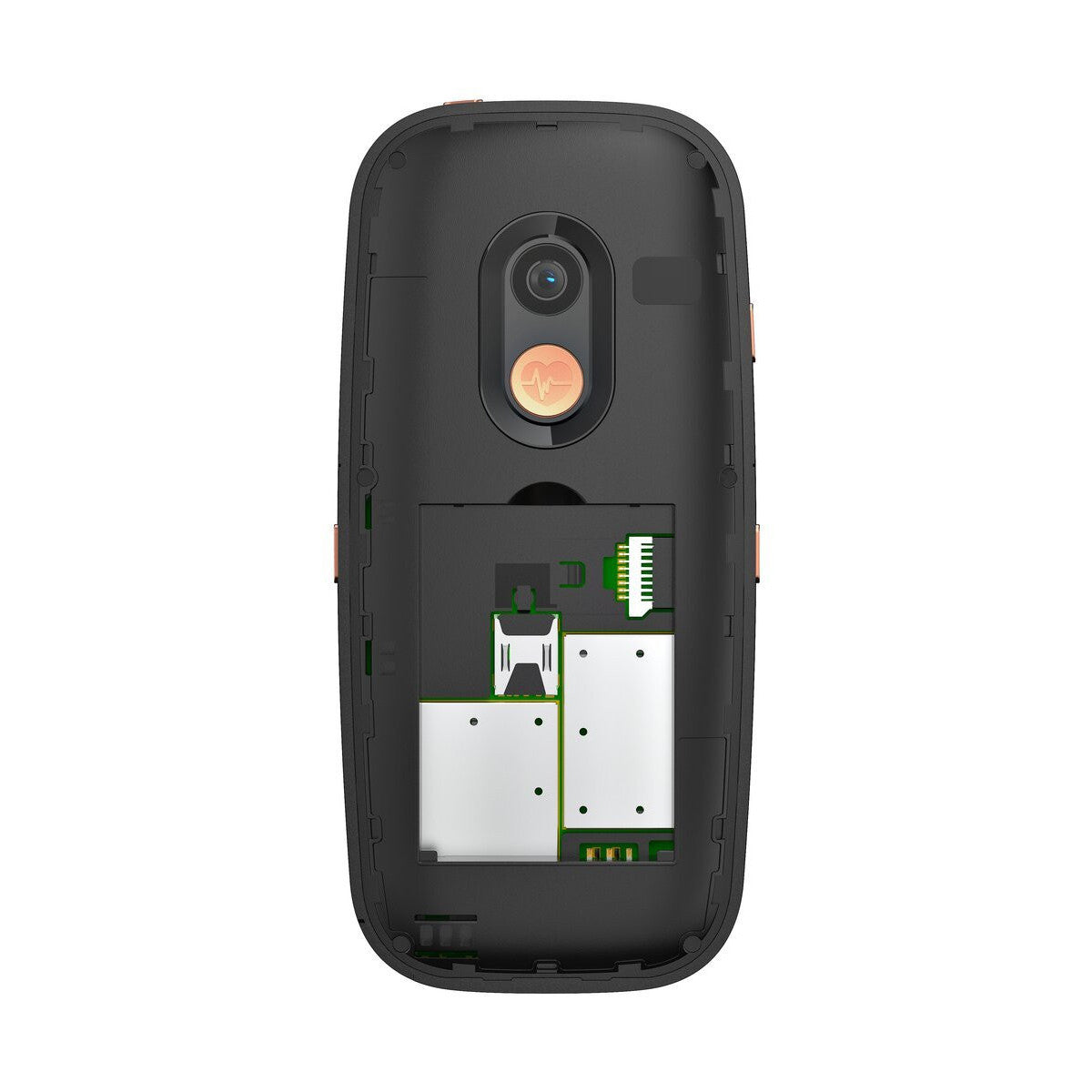 Gigaset GL695 5,87 cm (2.31 pollici) 113 g Nero Telefono per anziani