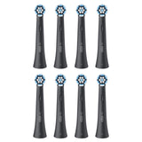 Oral-B iO Series Gentle Care Black, Original Replacement Round Brush Heads, Suitable for Sensitive Gums, 8
