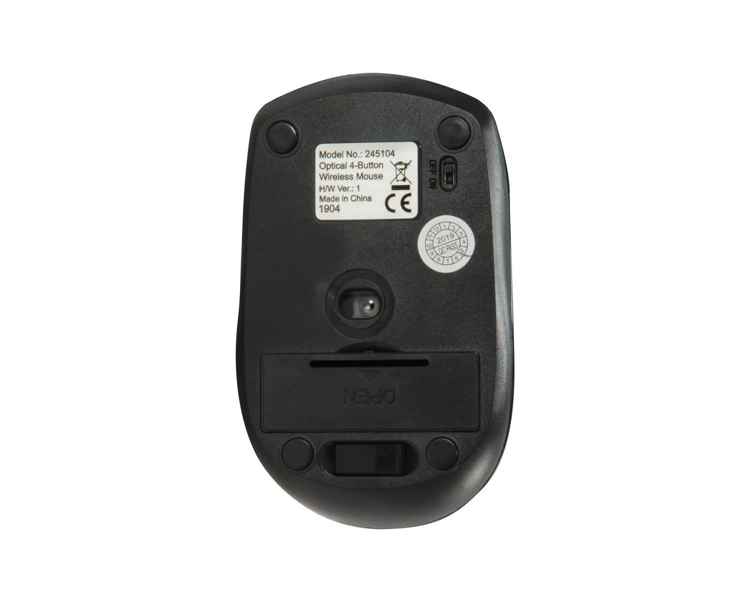 Equip 245104 mouse Ambidestro RF Wireless Ottico 1600 DPI
