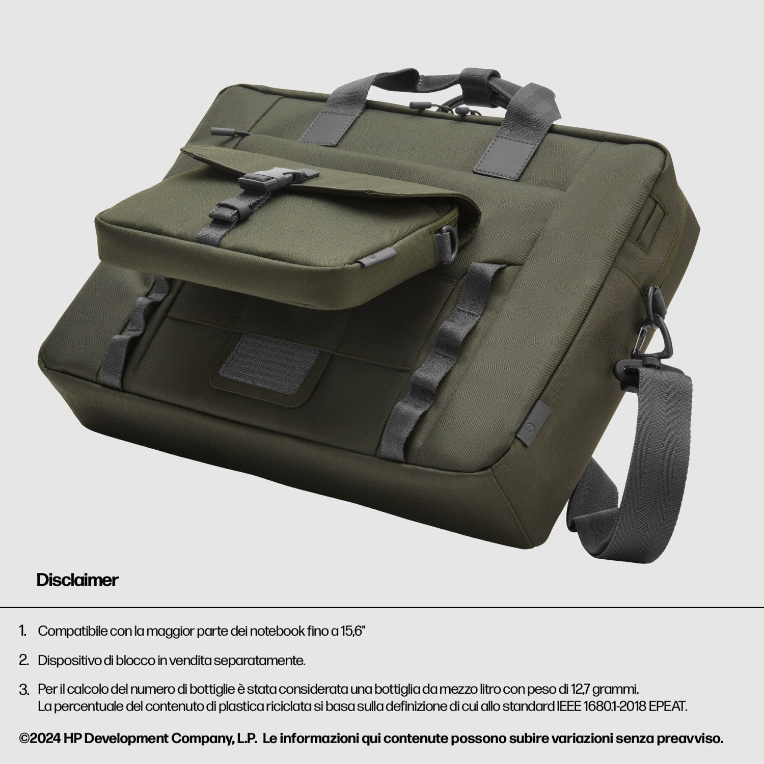 15.6 Pollici Modular Laptop Bag Borsa Custodia computer