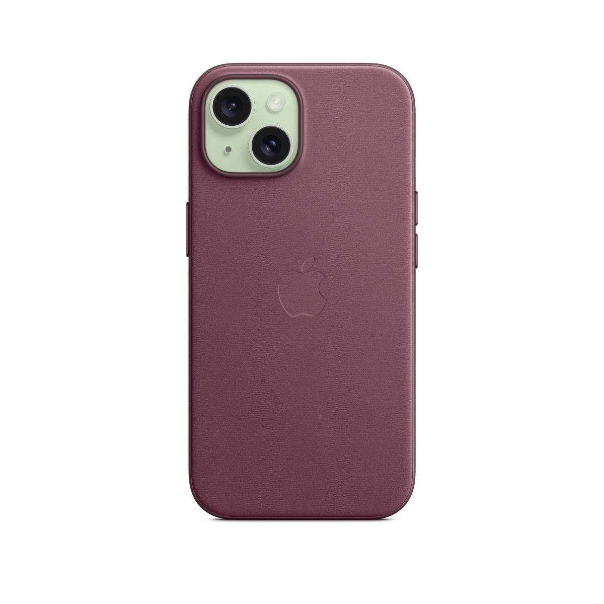 Apple Custodia Cover Case MagSafe in Tessuto Finewoven per Iphone 15 A3090 Gelso