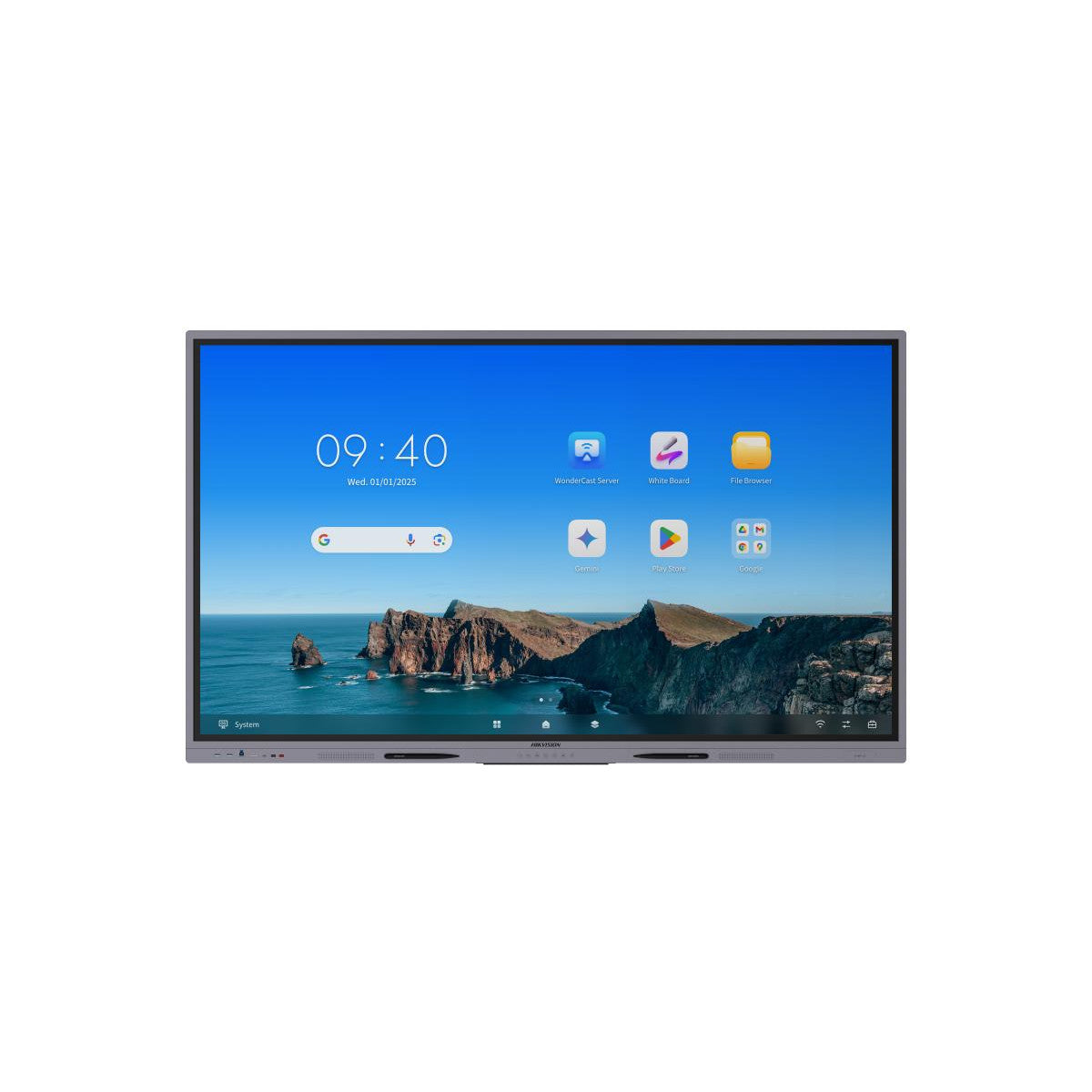 Hikvision Value Series DS-D5A86RB/A3 lavagna interattiva 2,18 m (86") 3840 x 2160 Pixel Touch screen Grigio