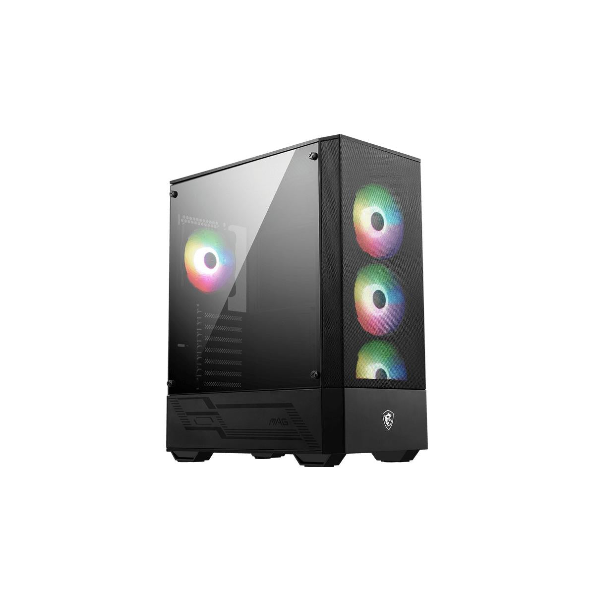 MSI MAG FORGE 112R computer case Midi Tower Nero, Trasparente