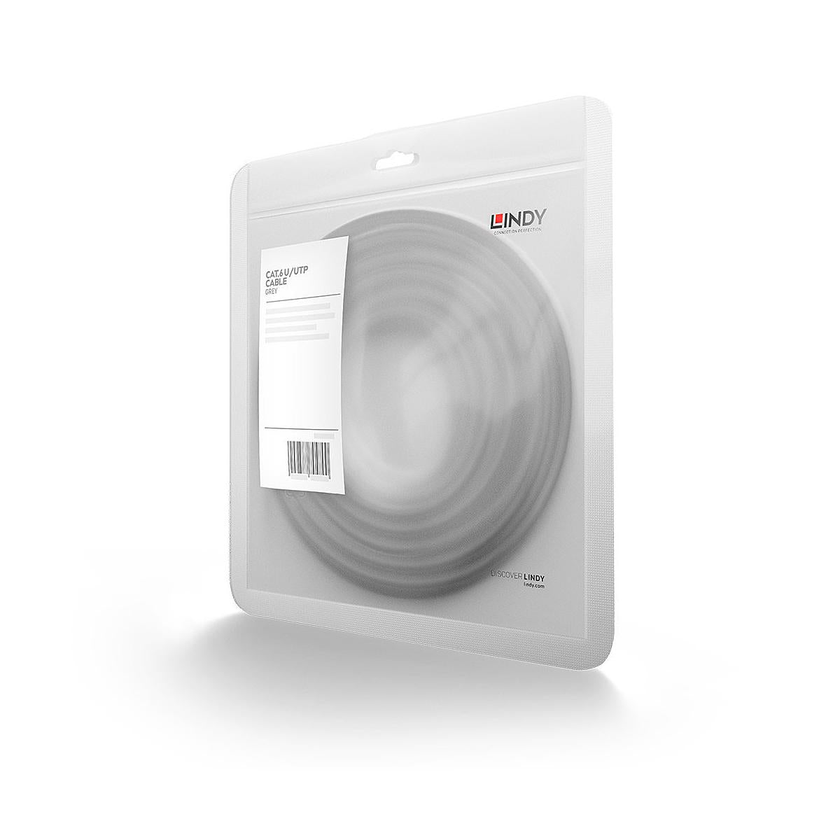 Lindy 48003 cavo di rete Grigio 2 m Cat6 U/UTP (UTP)
