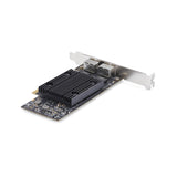 StarTech.com Scheda di rete PCIe Ethernet 10Gb a 2 porte, chipset Broadcom BCM57416, doppia RJ45 10GBase-T/Gigabit