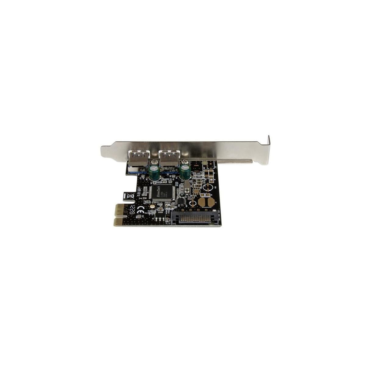 StarTech.com Scheda controller USB SuperSpeed 3.0 PCIe PCI Express a 2 porte con alimentazione SATA