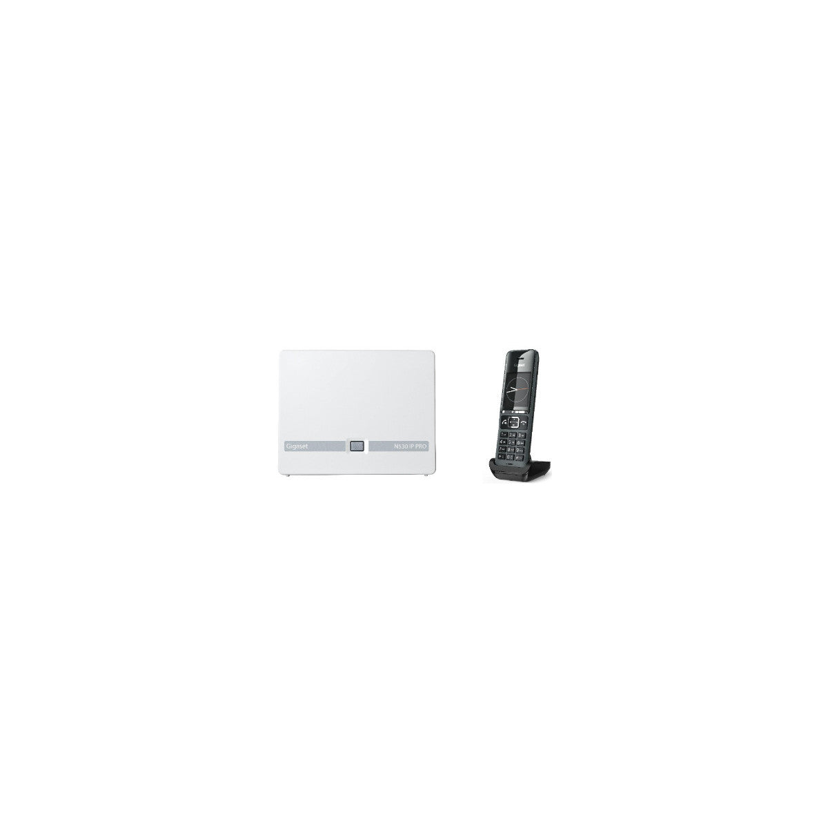 Gigaset N530 + C600H Telefono DECT Nero, Bianco