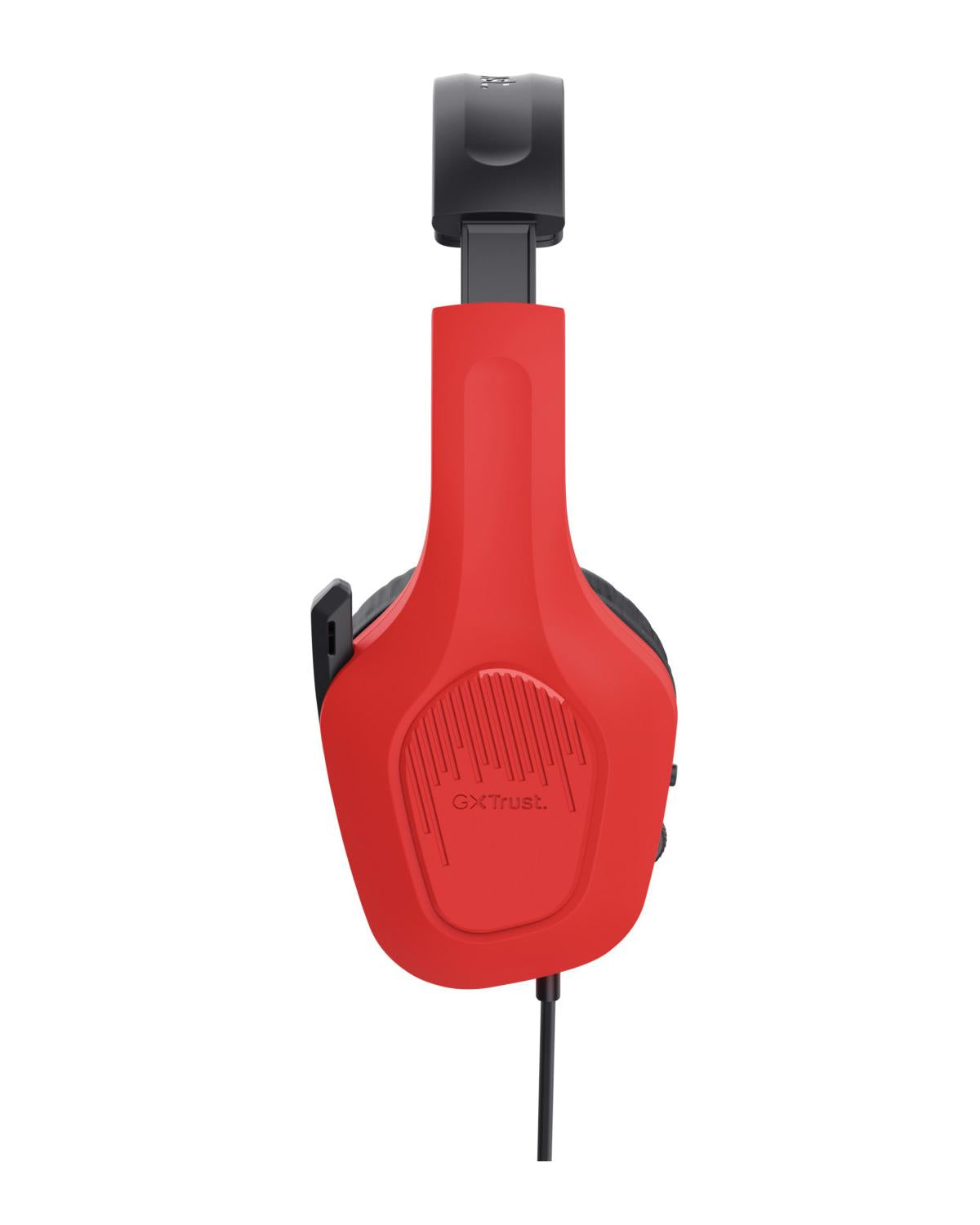 Trust GXT 416S Zirox Cuffie Cablato a Padiglione Gaming Nero Ciano Rosso